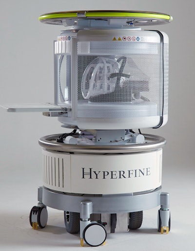 Hyperfine's point-of-care MRI scanner. Image courtesy of Hyperfine Research.