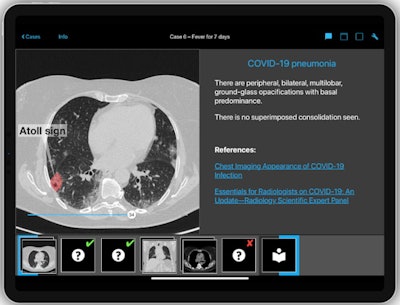 Colored overlays show the radiological signs typical of the relevant pathology in the correction. All images courtesy of Dr. Kay-Geert Hermann.