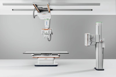 Multix Impact C is a new ceiling-mounted system in the company's Multix family of DR systems. All Images courtesy of Siemens.
