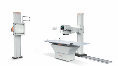 The Carestream DRX-Compass X-ray System with Floor-Mount Option. Image courtesy of Carestream.