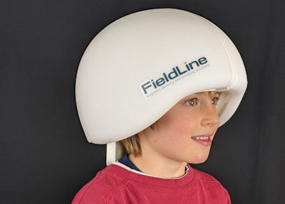 FieldLine's HEDscan MEG helmet. Image courtesy of FieldLine.