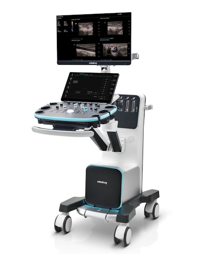 Mindray's Resona I9 ultrasound scanner. Image courtesy of Mindray.