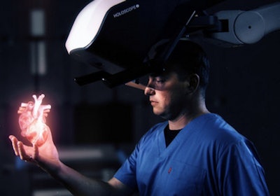 Holoscop-i: Over-the-head Holographic system. Image courtesy of RealView Imaging.