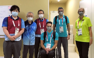 Japanese radiologists worked successfully in Tokyo with members of the International Paralympic Committee. Photos courtesy of Dr. Yukihisa Saida.