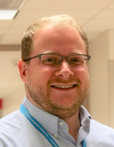 Human factors engineer Ethan Larsen, PhD.