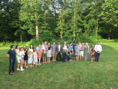Fellows' graduation party at Johns Hopkins.