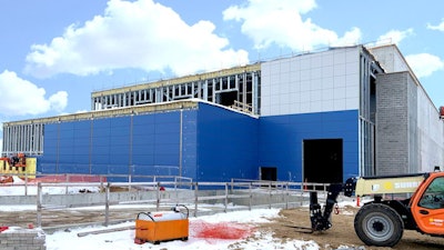 Shine's facility in Janesville, WI, under construction.