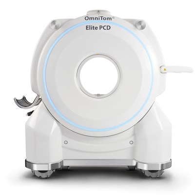 NeuroLogica's OmniTom Elite CT scanner has received 510(k) clearance for the addition of photon-counting detector (PCD) technology. Image courtesy of NeuroLogica.