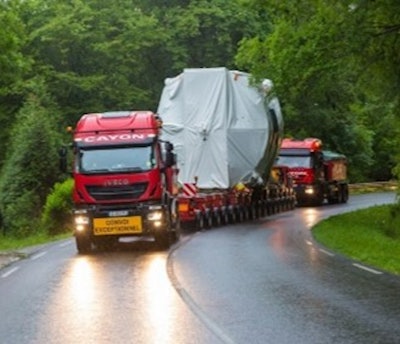 Delivering the 11.7T magnet represented a major logistical challenge. Image courtesy of Dr. Denis Lebihan, PhD.