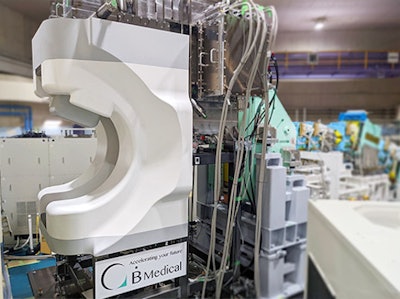 Proof of concept for ultracompact proton therapy system. Image courtesy of B dot Medical.