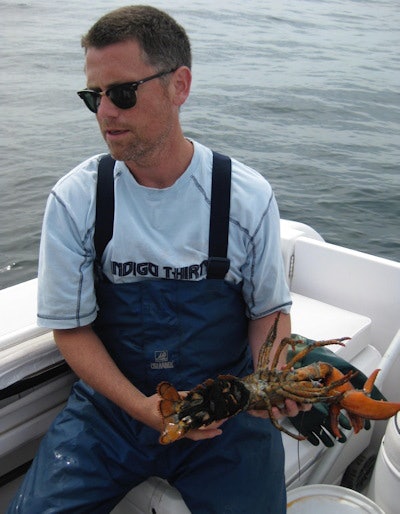 Dr. Brady McKee doing what he loved most, lobstering with family and friends. Image courtesy of Dr. Andrea McKee.