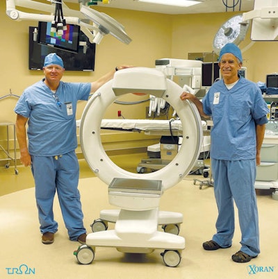 Xoran's Tron mobile CT/fluoroscopy system.