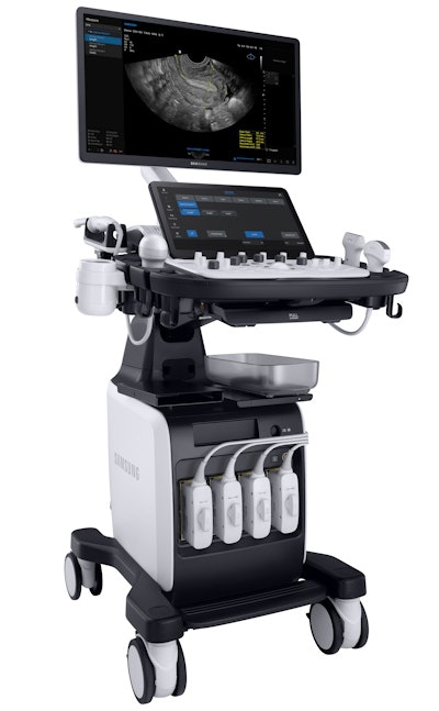 Samsung's V7 ultrasound recently received 510(k) clearance from the FDA. Image courtesy of Boston Imaging.