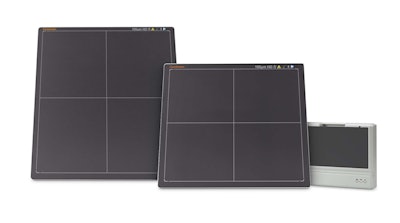 Carestream's new Focus HD 35 and Focus HD 43 digital radiography (DR) detectors. Image courtesy of Carestream.