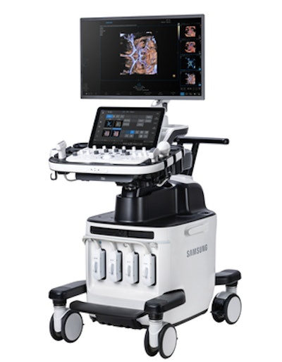 Boston Imaging's new Hera W10 Elite ultrasound scanner for ob/gyn applications. Photo courtesy of Samsung.
