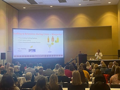 Angelic Bush, administrative director of imaging services at the University of Texas Medical Branch, likened new staffing and employee retention programs implemented by the branch to making a margarita. At the AHRA annual meeting, she highlighted successful results from the programs, showing increased employee retention for the university's branch campuses.