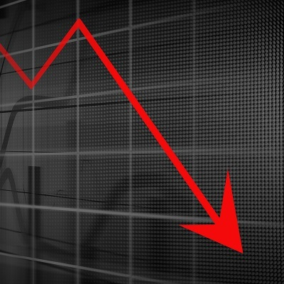Graph Arrow Down 400