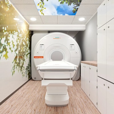The new Magnetom Viato.Mobile MRI scanner. Image courtesy of Siemens Healthineers.
