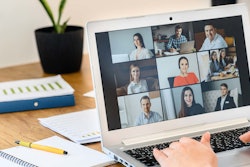 Doctor Virtual Meeting Laptop Computer Social