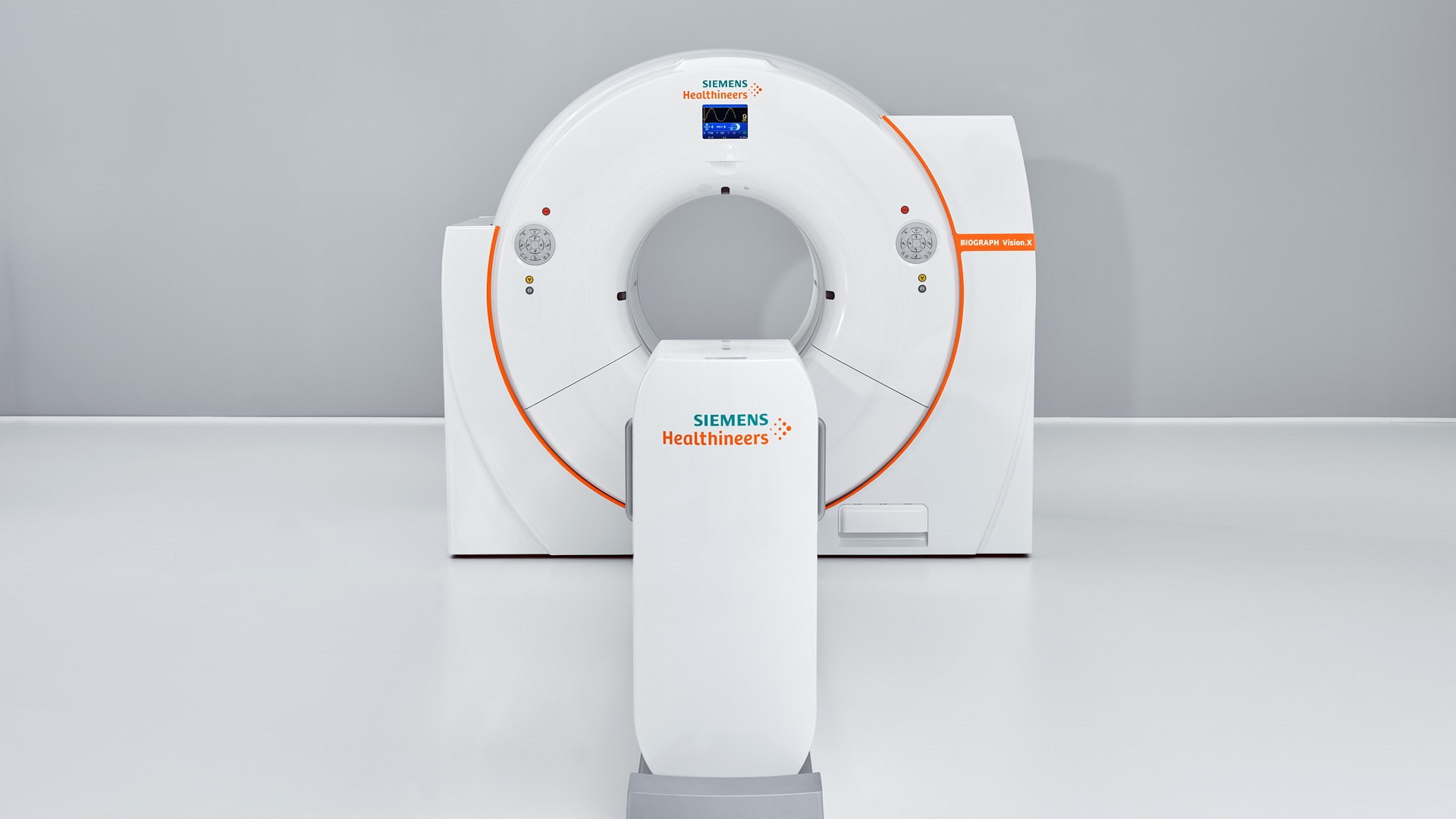 Siemens Healthineer's Biograph Vision.X PET/CT scanner. Image courtesy of Siemens Healthineers.