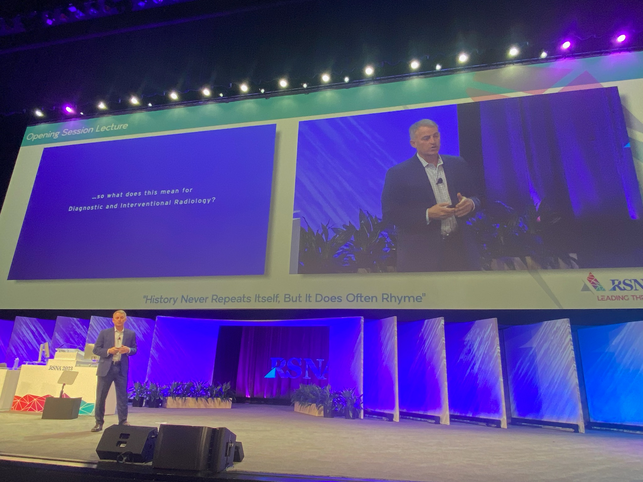 Howard Chrisman, MD, from Northwestern Memorial HealthCare talks about how it's important for radiologists to understand how history rhymes when it comes to new innovations, especially as AI continues its surge into radiology clinics.