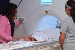 Child undergoing pediatric MRI. Image and caption courtesy of RadiologyInfo.org.