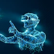 Virtual Reality Vr Polygonal Man 400