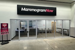 RadNet's new mammography screening clinic at the Walmart Supercenter in Milford, DE. Image courtesy of RadNet.