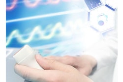 Cropped Sound Waves Ultrasound