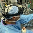 Raj Sawh-Martinez, MD, using VisAR augmented reality surgical navigation for craniosynostosis surgery. Image courtesy of AdventHealth for Children.