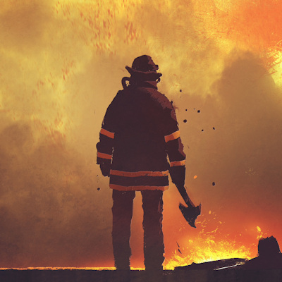 Firefighter Explosion 400