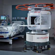 Hyperfine recently updated the AI software for its portable Swoop MRI system. Image courtesy of Hyperfine.
