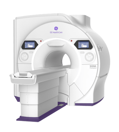 GE HealthCare's Champion 1.5-tesla MRI scanner.