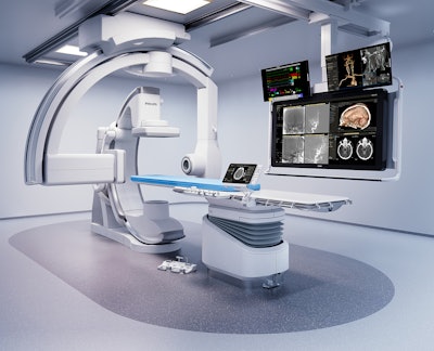Philips' new Azurion neuro biplane system. Image courtesy of Philips.