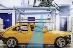 An image illustrating the use of novel x-ray technology in crash tests.