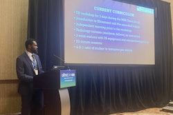 Ernest Fonocho, MD, from the University of Texas Health McGovern Medical School in Houston presents his institute's ultrasound training curriculum at UltraCon.