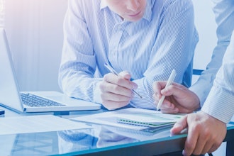 Men Working Business