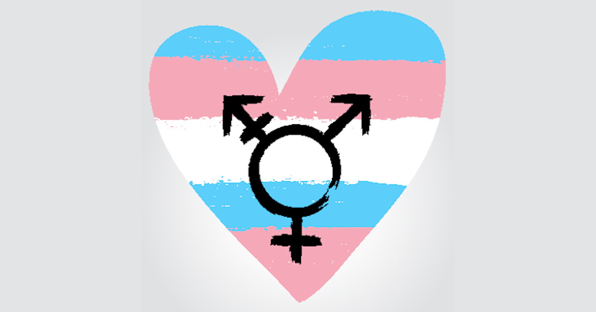 Transgender Pride Symbol Social