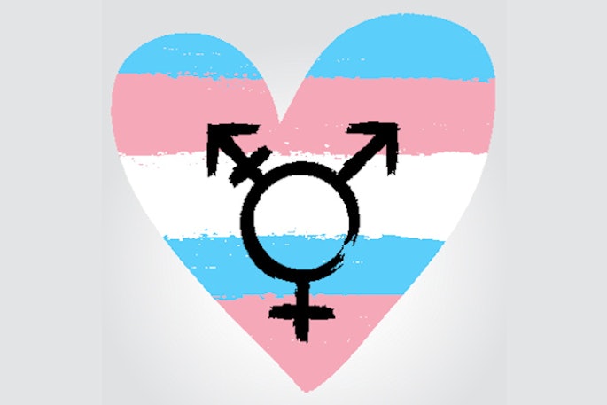 Transgender Pride Symbol Social