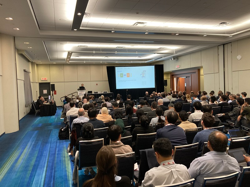 A session on AI applications in nuclear medicine was popular on Saturday, June 8.