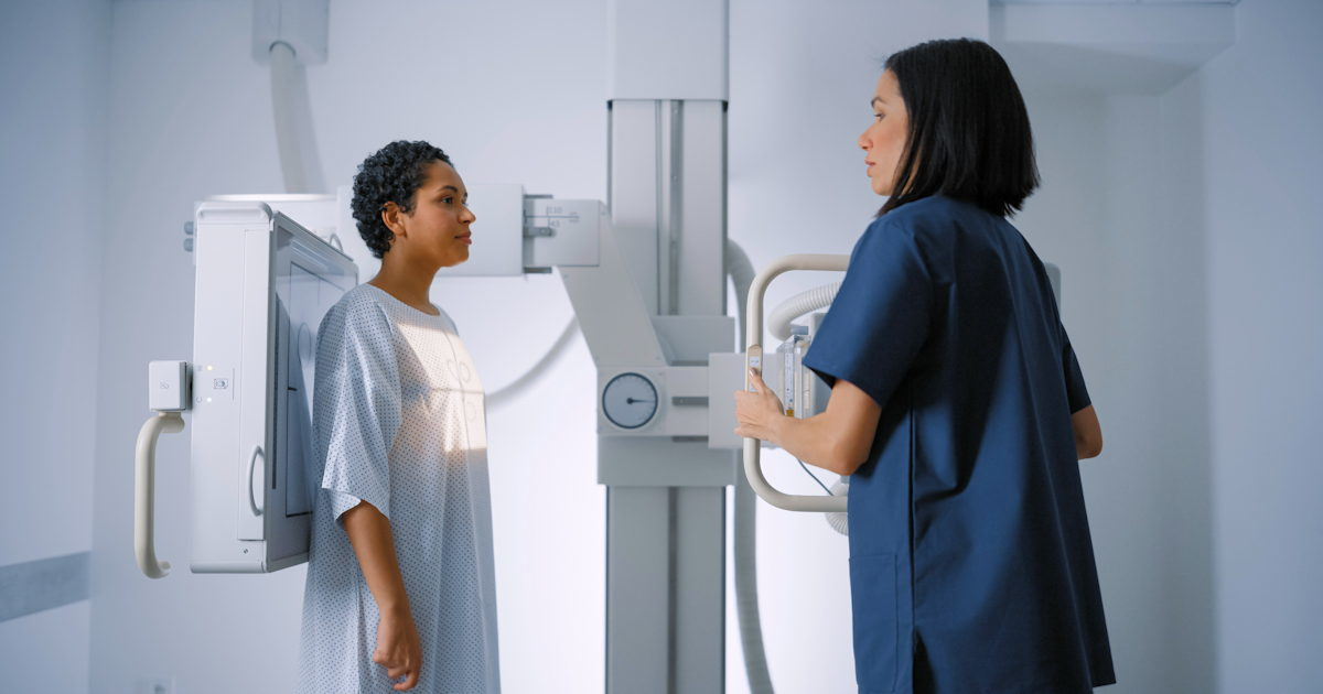 Patient Woman Black Chest Xray Social