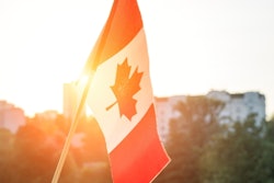 Canada Flag Sunset 400