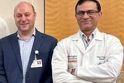 Nuclear medicine technologist and theranostics practice administrator Dmitry Beyder (left) and Vikas Prasad, MD, PhD (right), lead the theranostics center at Barnes-Jewish Hospital/Washington University in Saint Louis, MO. Image courtesy of Washington University.