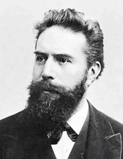 Original image of Roentgen used to generate the video.