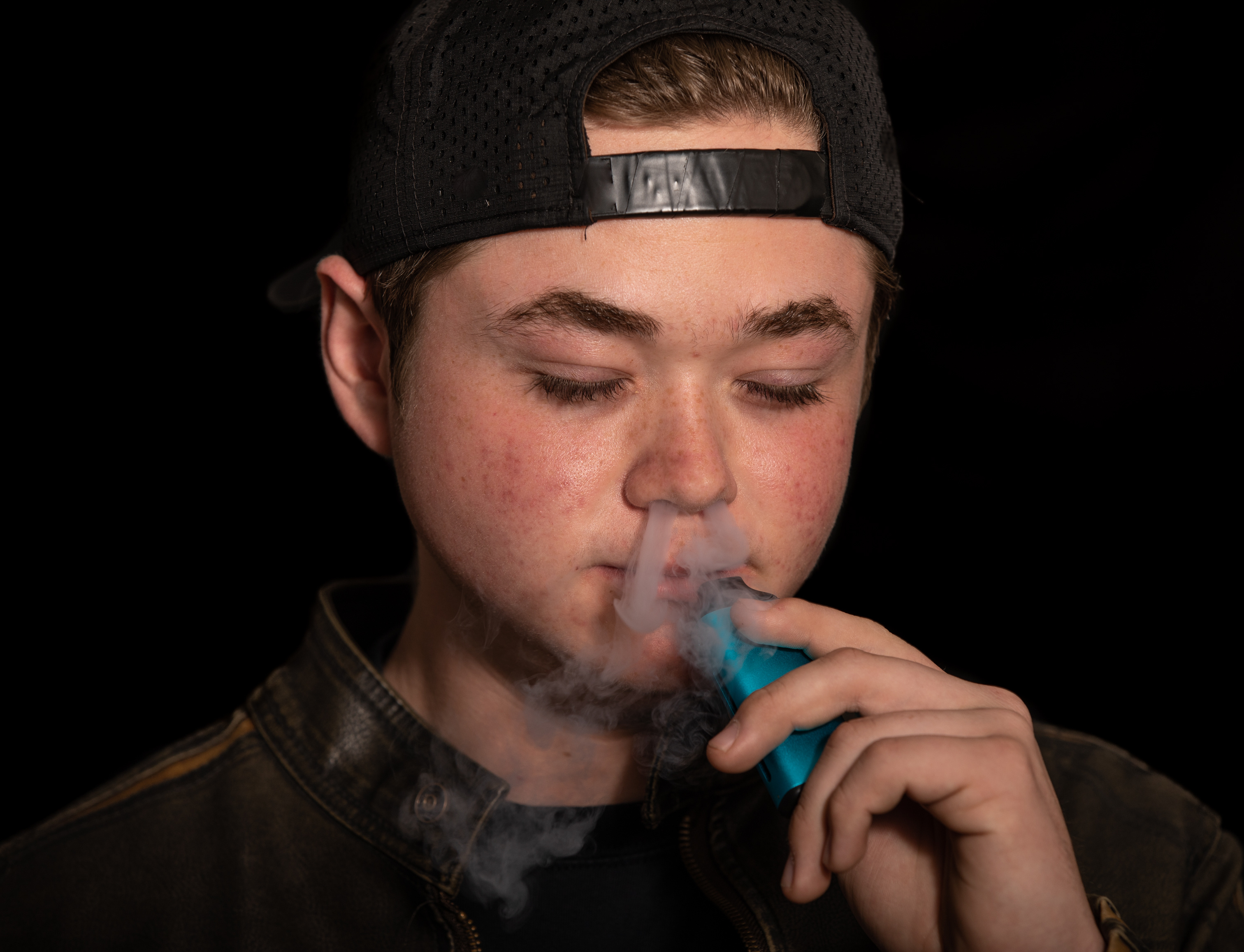 Vaping Teenager