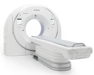Canon's Aquilion One/Insight Edition CT scanner. Image courtesy of Canon.