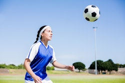 Soccer Ball Woman Heading