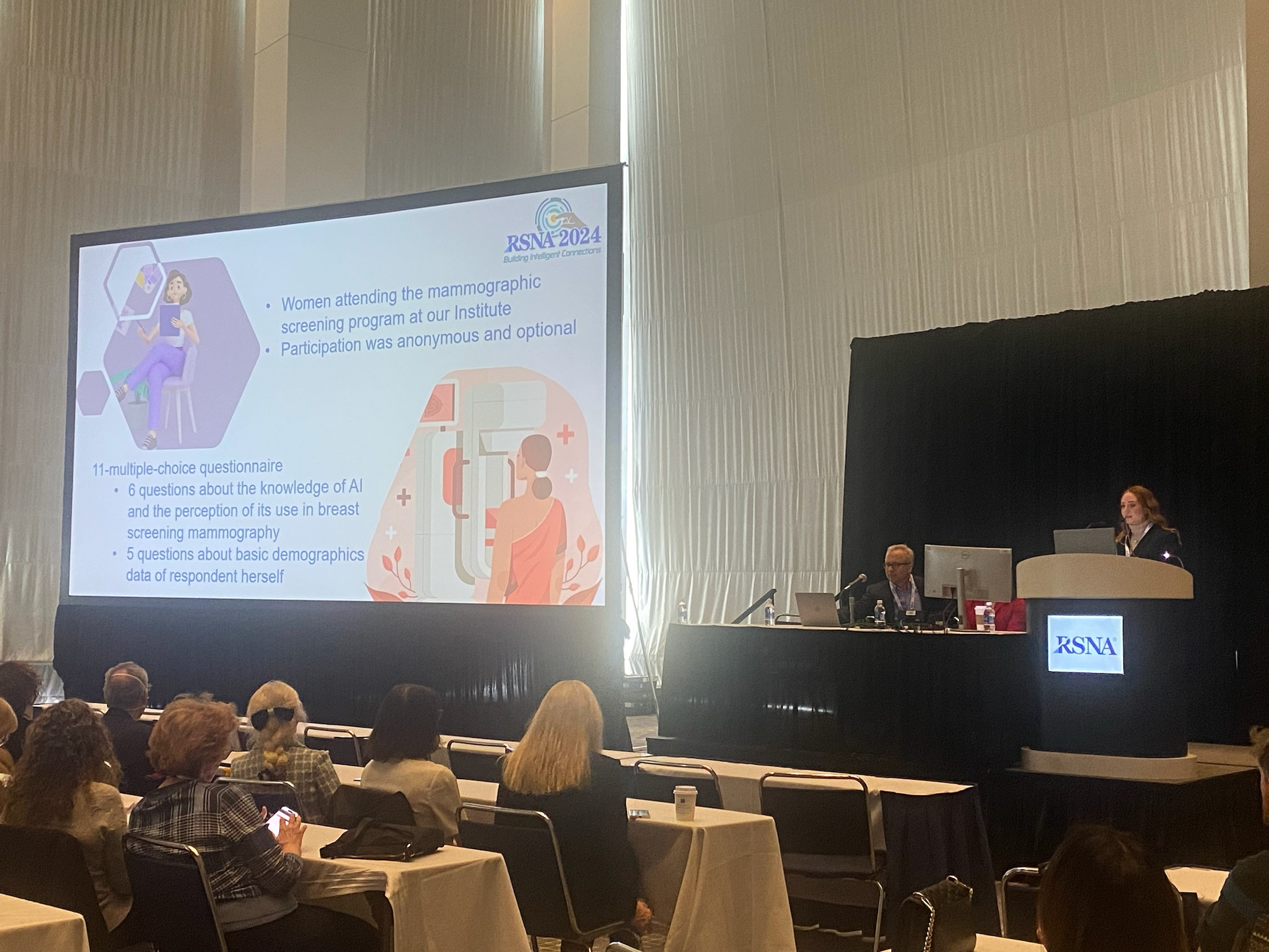 Ottavia Battaglia, MD, a radiology resident at the Istituto Europeo di Oncologia (IEO) in Milan, Italy, discussed her team's findings at RSNA 2024, showing that the majority of women are optimistic about AI's use in breast cancer screening.