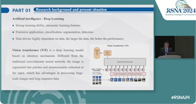 Yi Dai, MD, PhD, from Peking University Shenzhen Hospital in China discussed his team's findings at RSNA 2024, showing that a fully automated deep-learning system based on dynamic contrast-enhanced MRI can predict pathological complete response in breast cancer patients undergoing neoadjuvant chemotherapy.