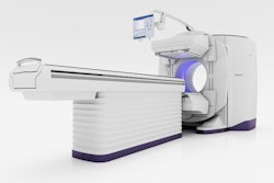 GE HealthCare's new Aurora dual-head SPECT/CT scanner. Image courtesy of GE HealthCare.